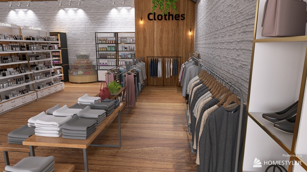 Store 3d design renderings