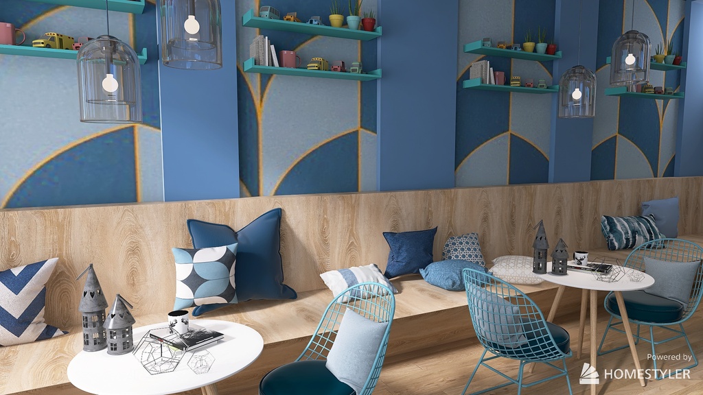 MINI MART and Coffee Shop (The Brew Box) 3d design renderings