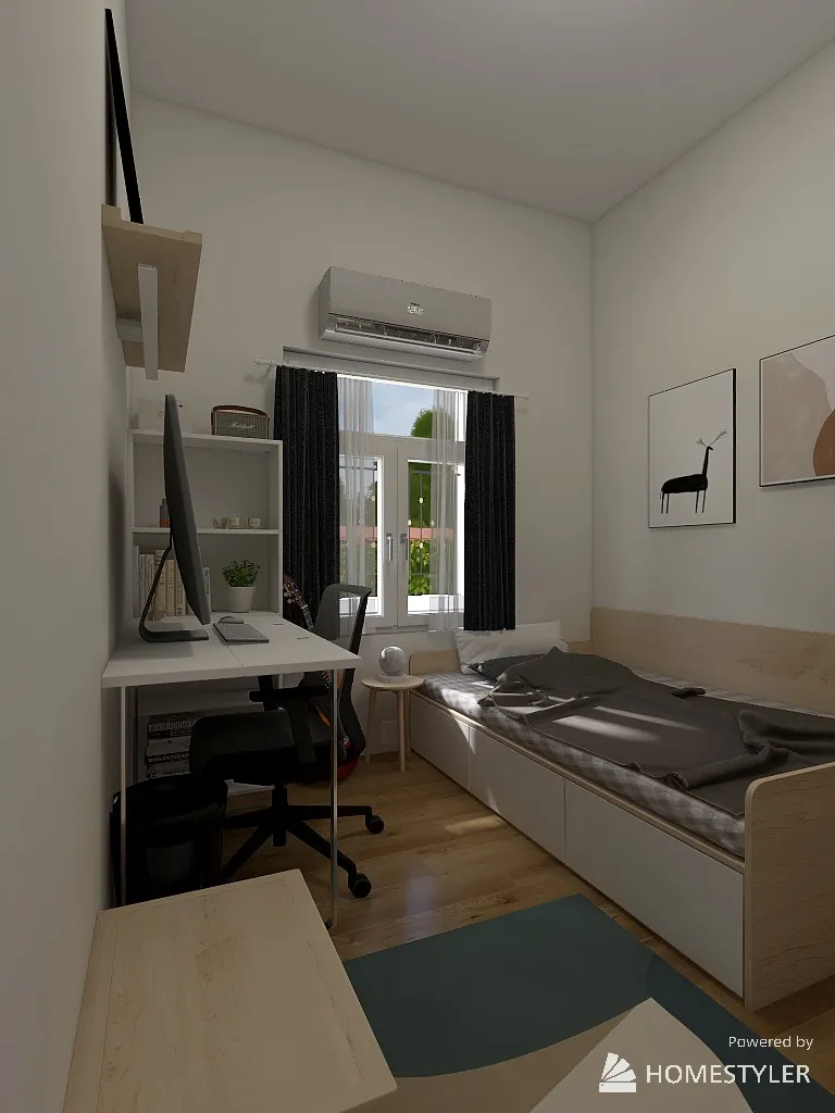 Bedroom Makeover 3d design renderings