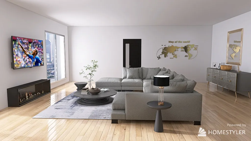 LivingDiningRoom 3d design renderings