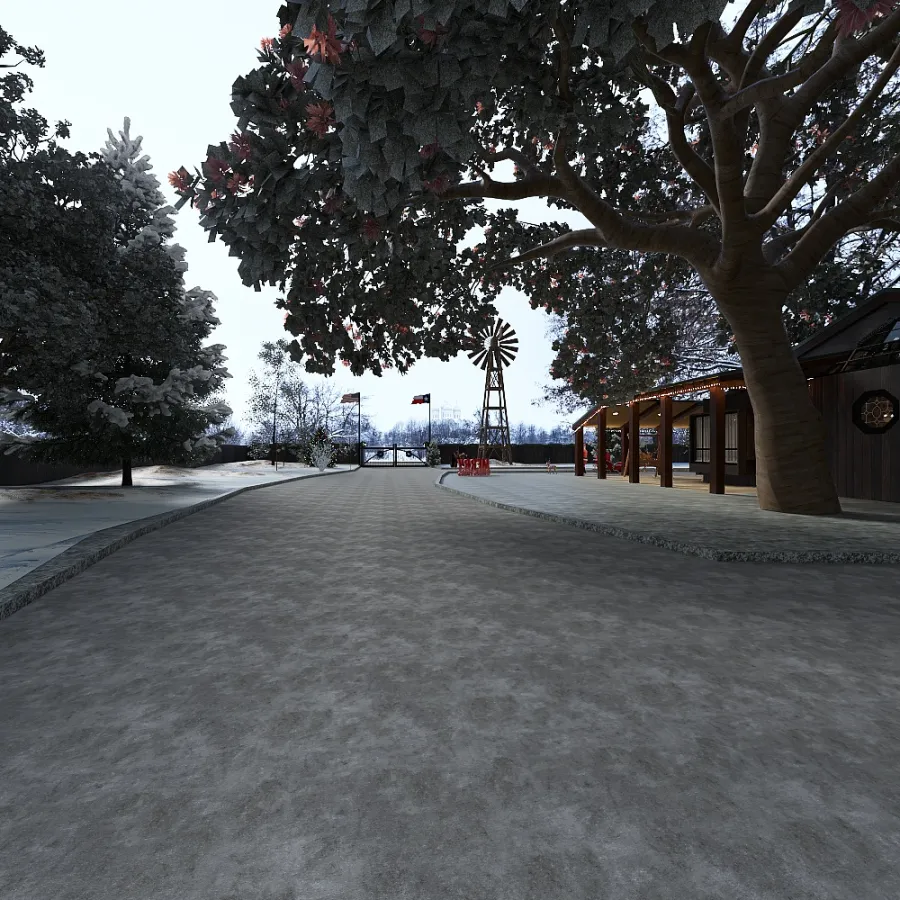 Driveway 3d design renderings