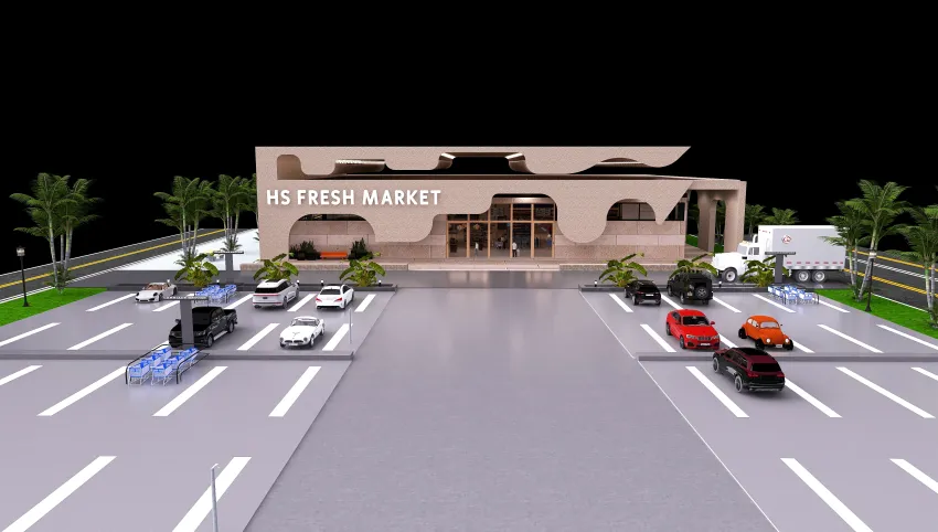 HS MINI FRESH MARKET 3d design picture 1519.07