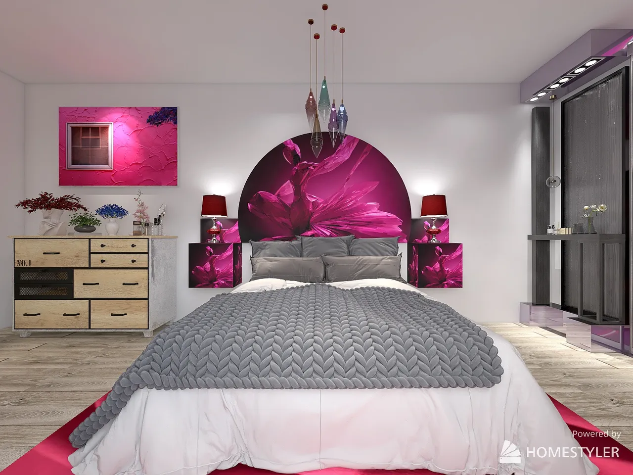 Bedroom 3d design renderings