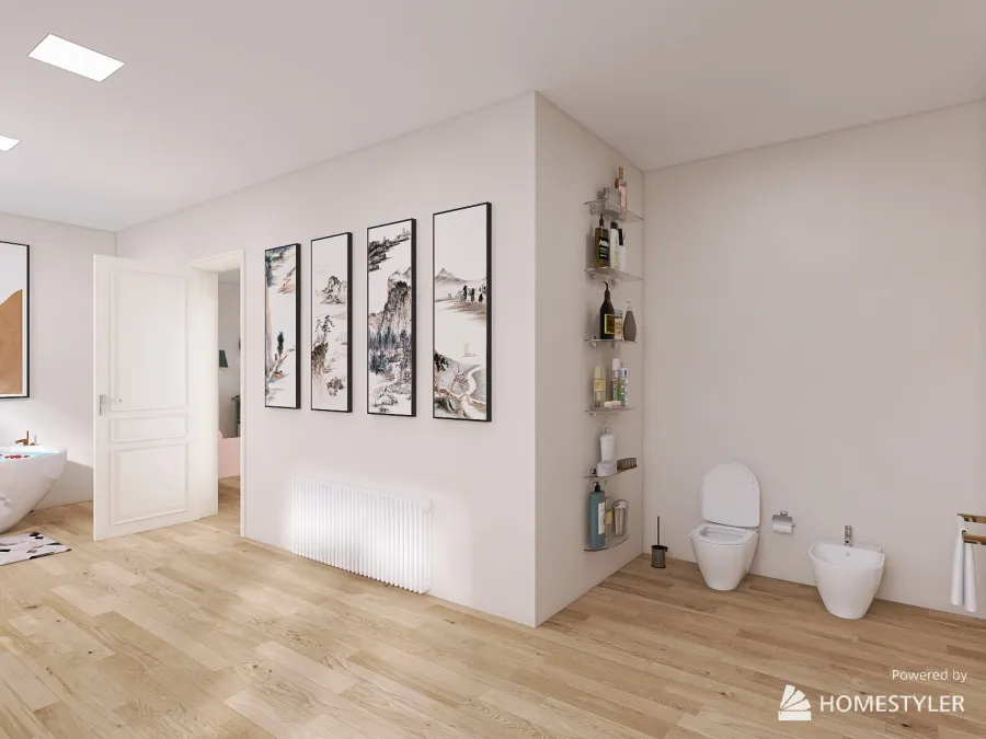 One bedroom apt 3d design renderings