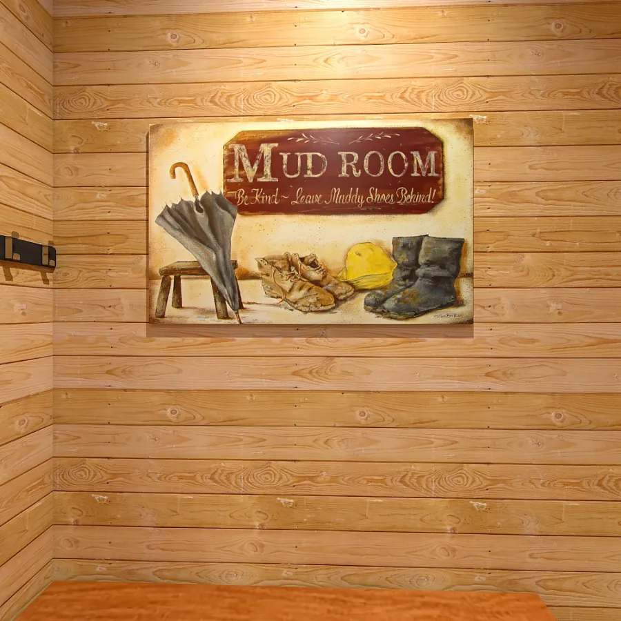 Mud Room 3d design renderings