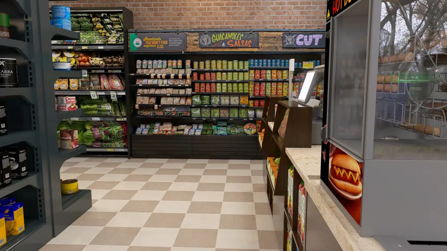 Store 3d design renderings