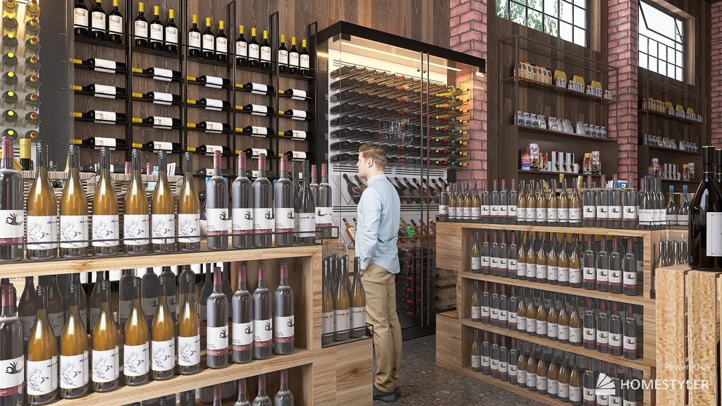 Wine and Coffee 3d design renderings