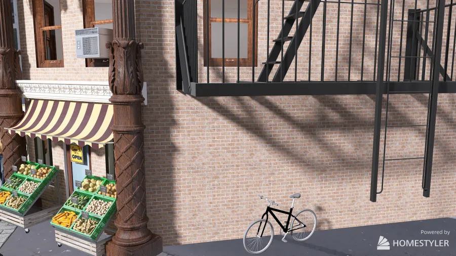 NYC Bodega 3d design renderings