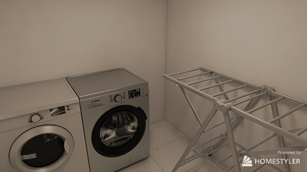 Laundry Room 3d design renderings
