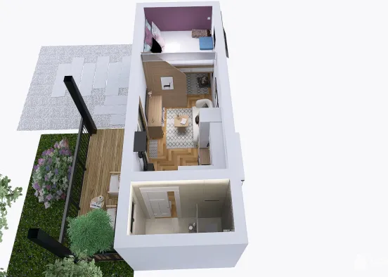 Tiny house Design Rendering