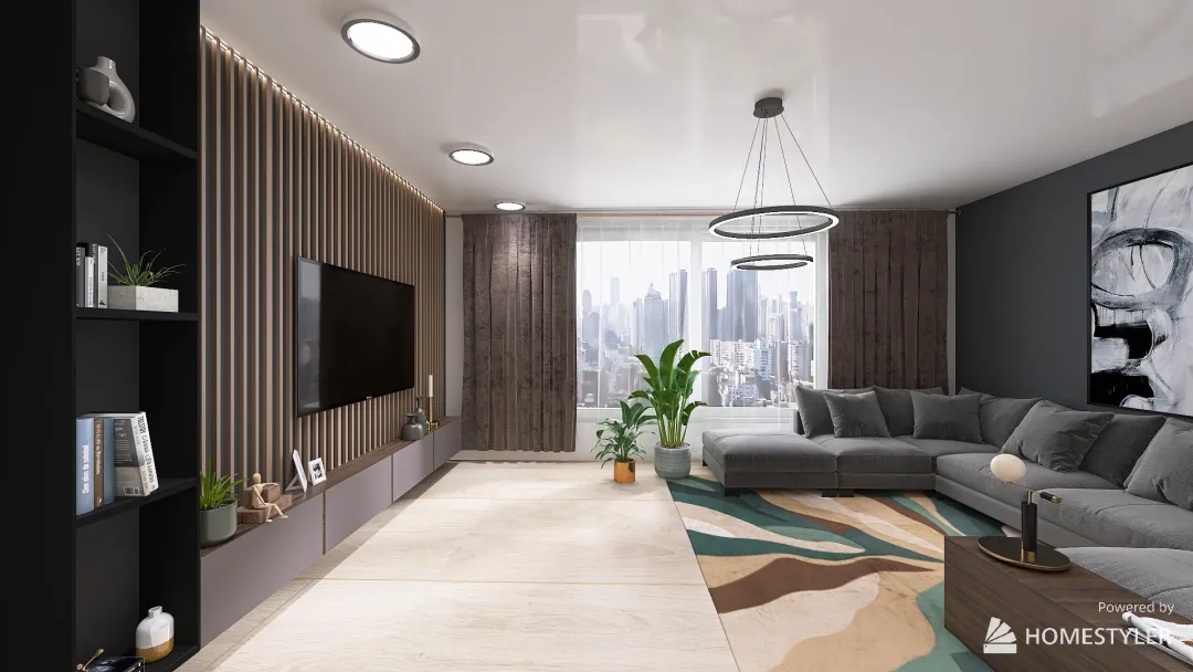 Living room design 3d design renderings