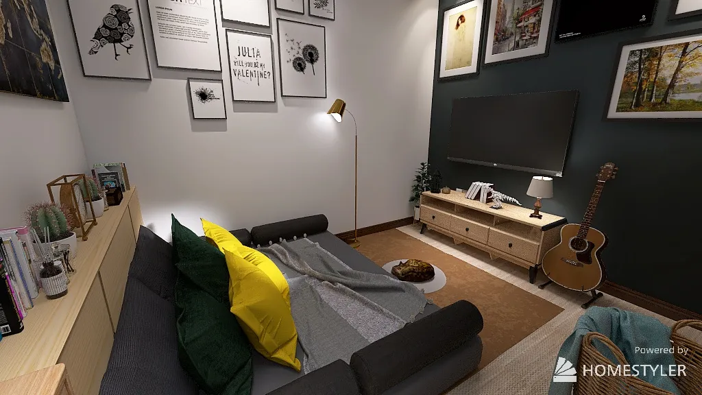 My Current Bedroom Latout 3d design renderings