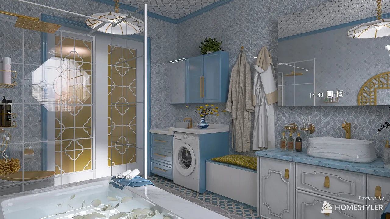 Bathroom 3d design renderings