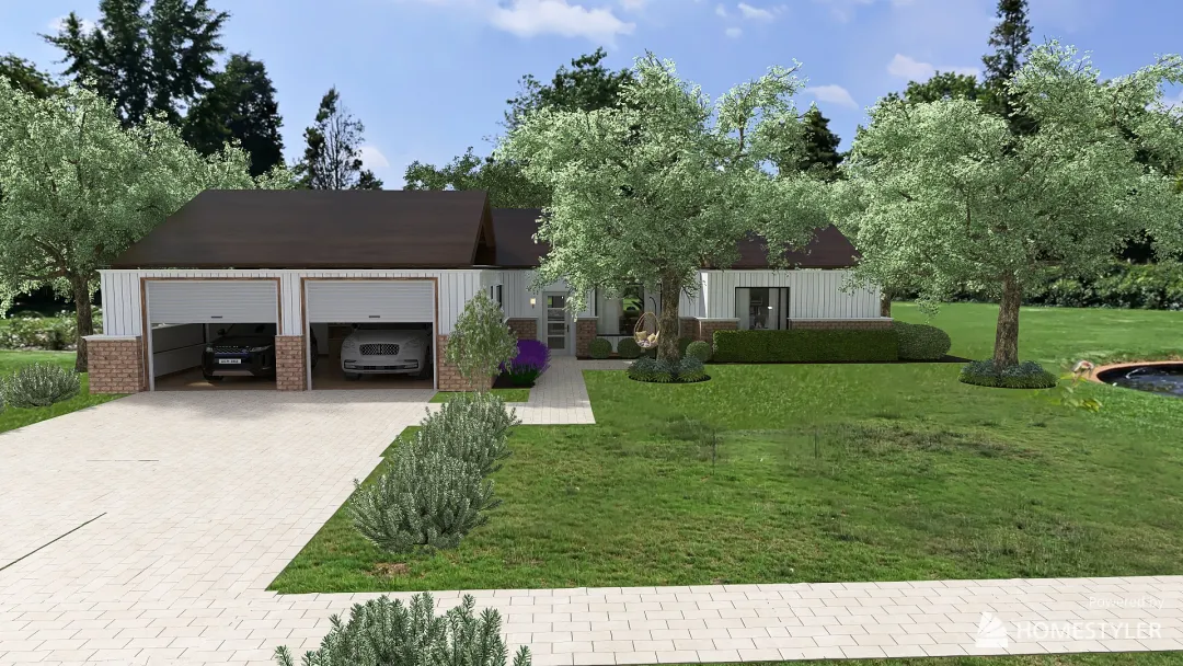 Ranch House 3d design renderings
