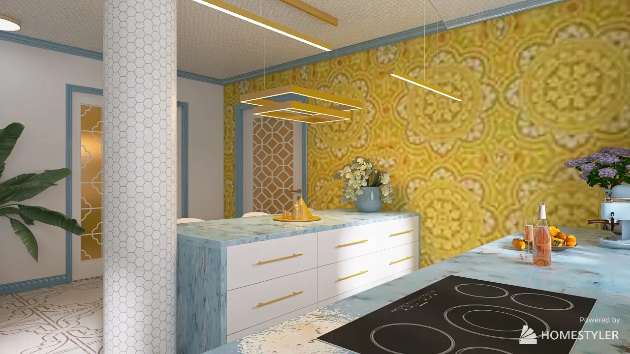 Kitchen 3d design renderings