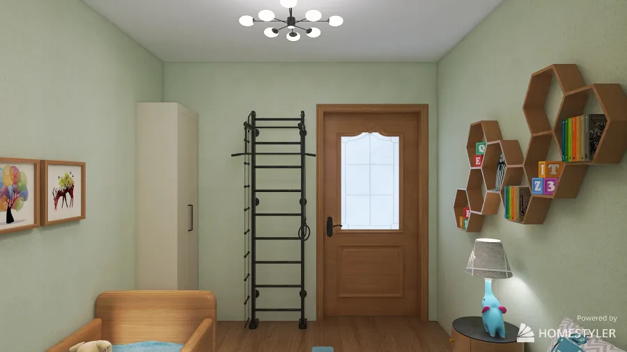 Детская комната 3d design renderings