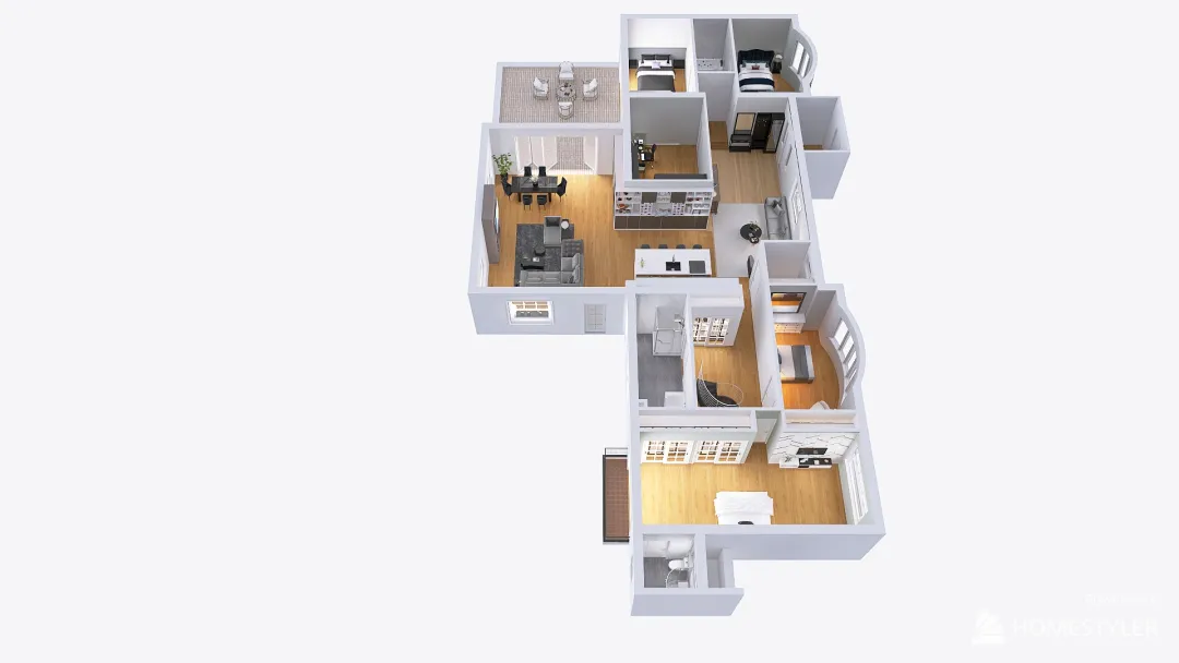 Rev_Final_3D_josephjabangwe - House 3d design renderings
