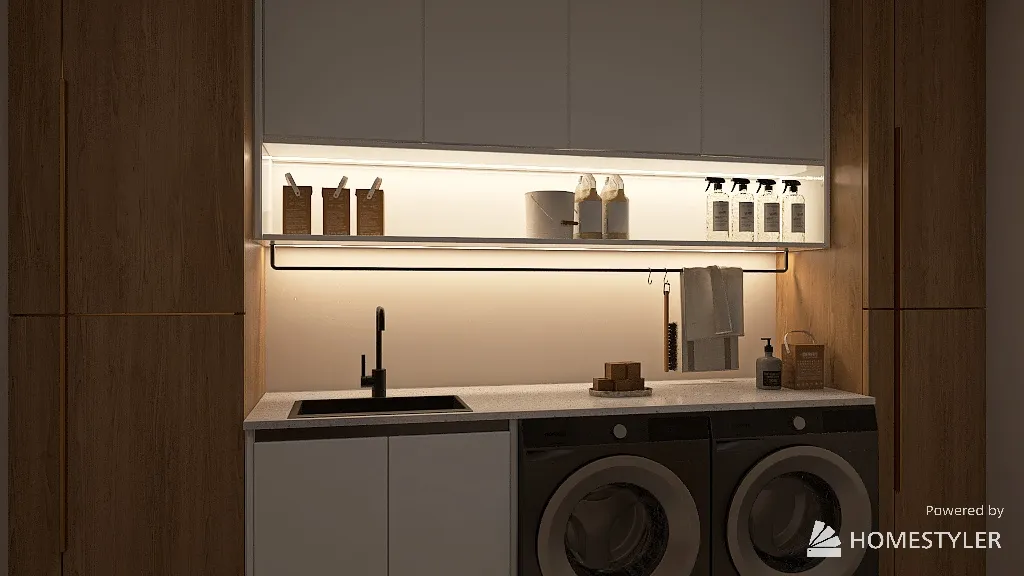 LaundryRoom 3d design renderings