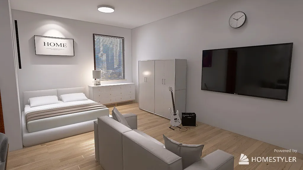 Homestyler Technology Project  - Dream Studio Apartment 3d design renderings