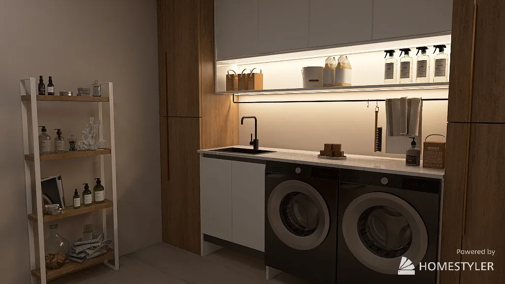 LaundryRoom 3d design renderings