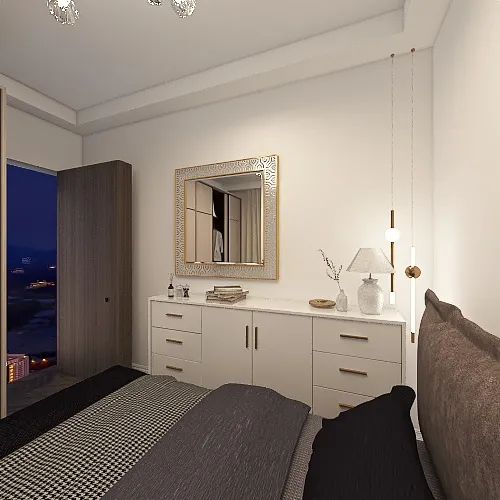 camera da letto 1 3d design renderings