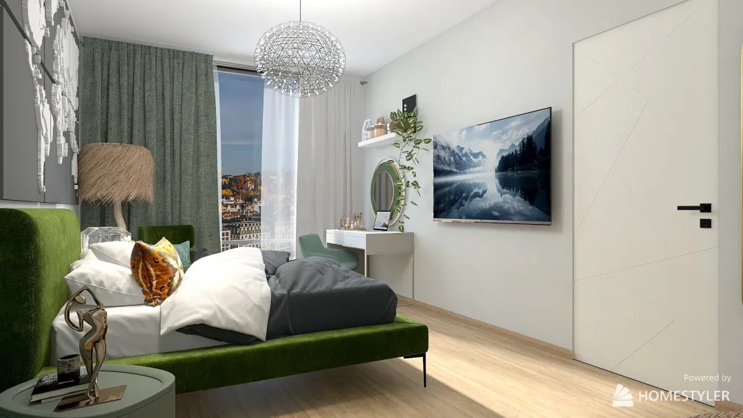 Bedroom for Olga.by ELena 3d design renderings