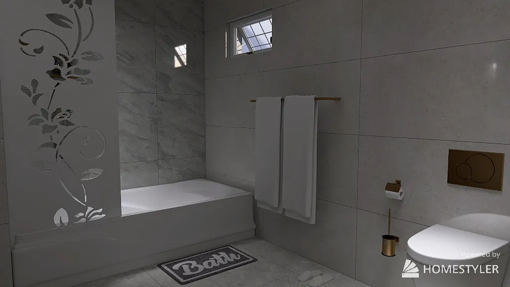 MasterBathroom 3d design renderings