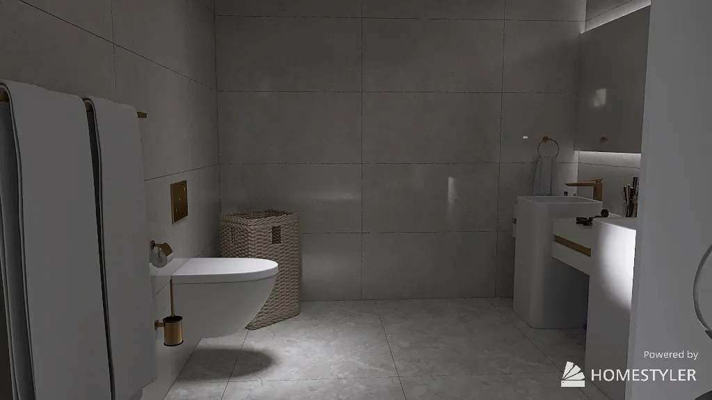 MasterBathroom 3d design renderings