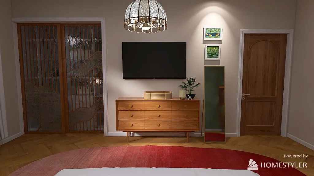 Copy of Uttley Bedroom Floorplan 3d design renderings