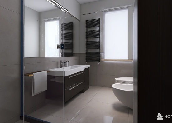 modern style bathroom remodelling Design Rendering