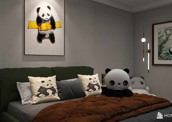 Panda House 🐼 Design Rendering