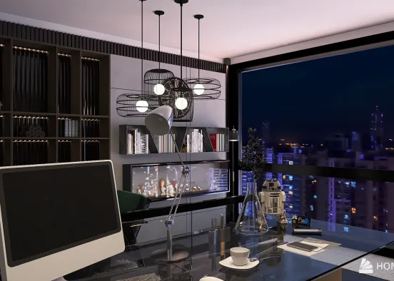 Penthouse Office  Design Rendering