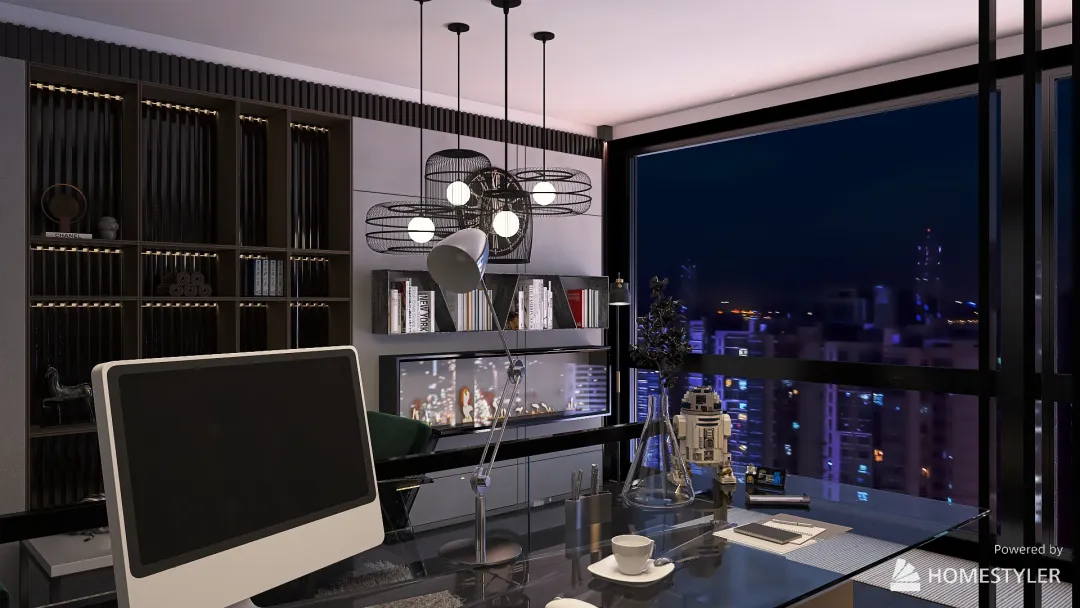 Penthouse Office 3d design renderings