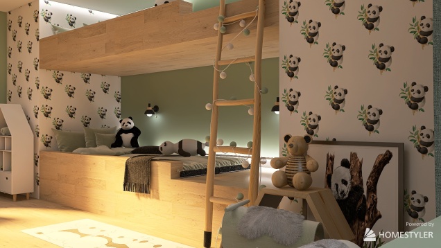 Panda Themed Room 