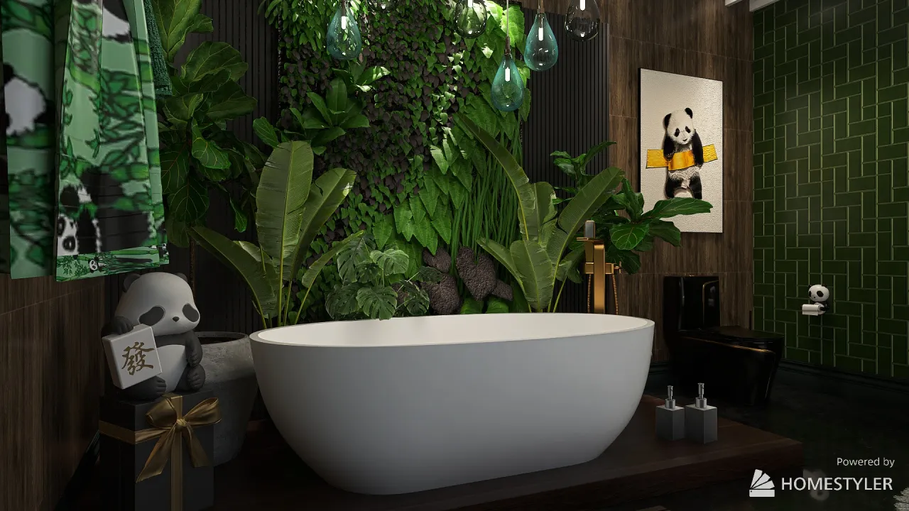 Bathroom 3d design renderings