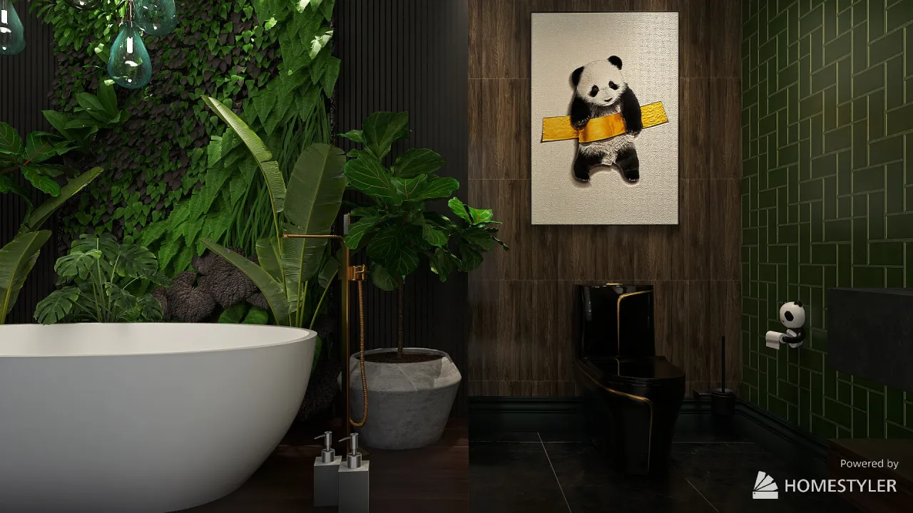 Bathroom 3d design renderings