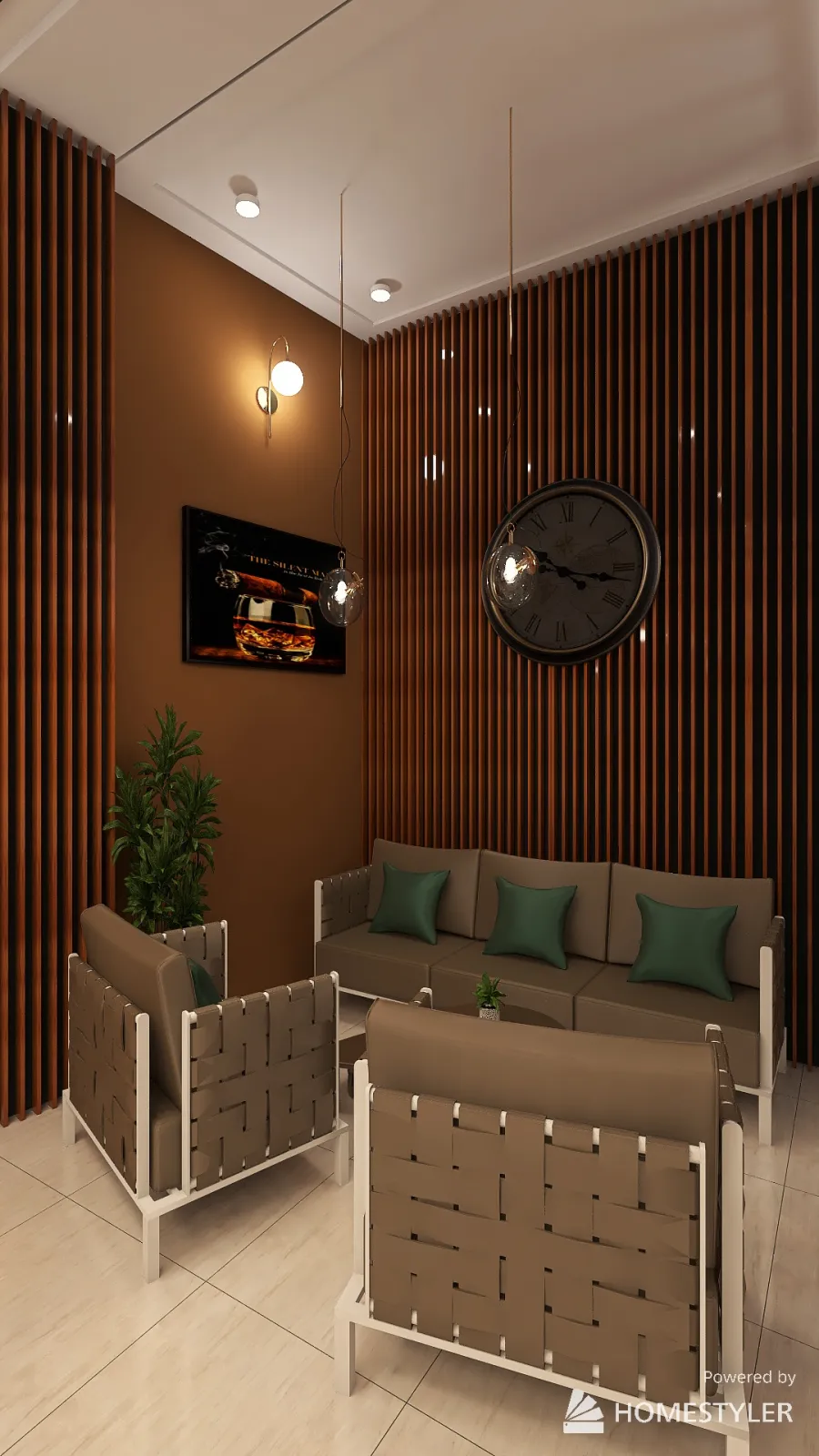 le Café Corsé 3d design renderings