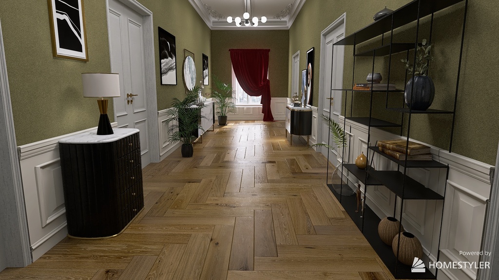 appartement HAUSSMANNIEN 3d design renderings