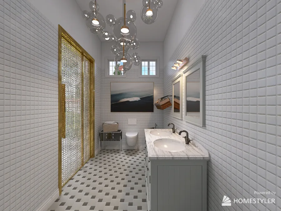 Little Bathroom 3d design renderings