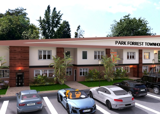 Park Forrest Townhomes Design Rendering