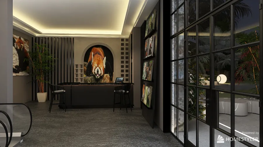 Panda Protection Institute 3d design renderings