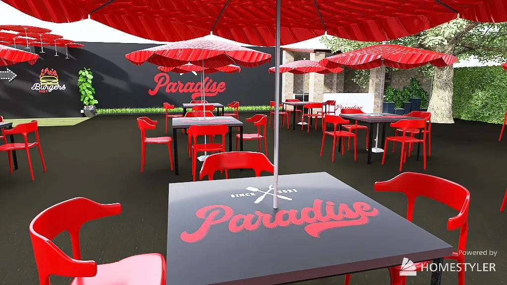 paradice food 3d design renderings