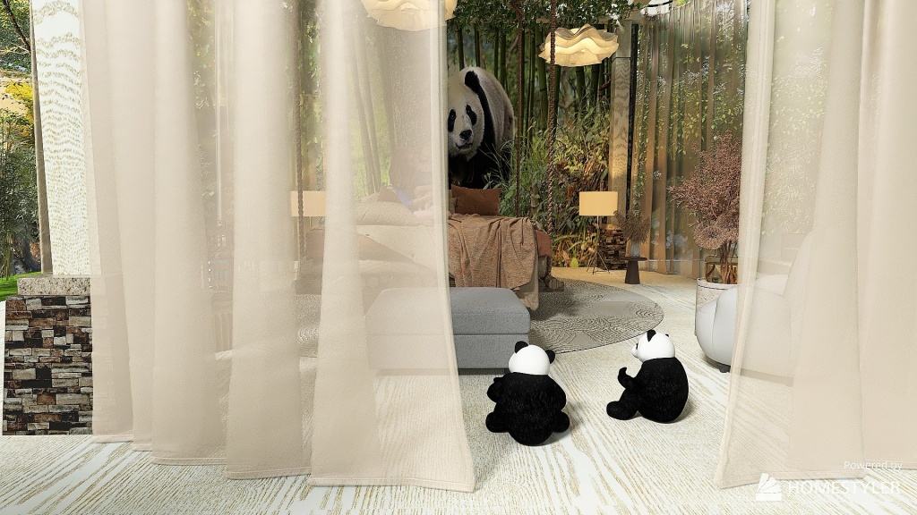 PandasLover 3d design renderings