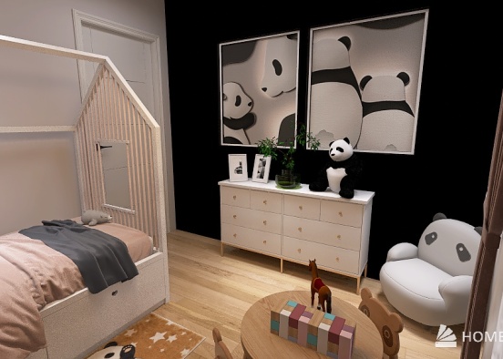la stanza del panda  Design Rendering