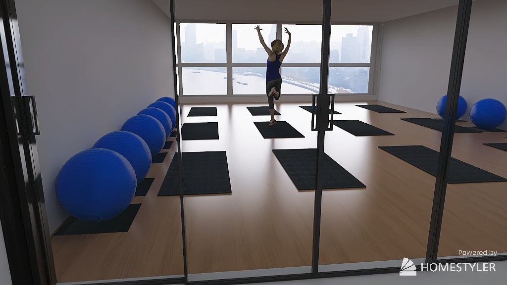 Luxury Gym 3d design renderings