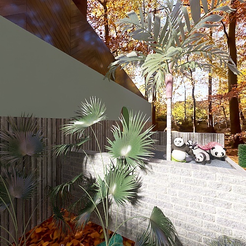 At Kung Fu Panda's House 3d design renderings