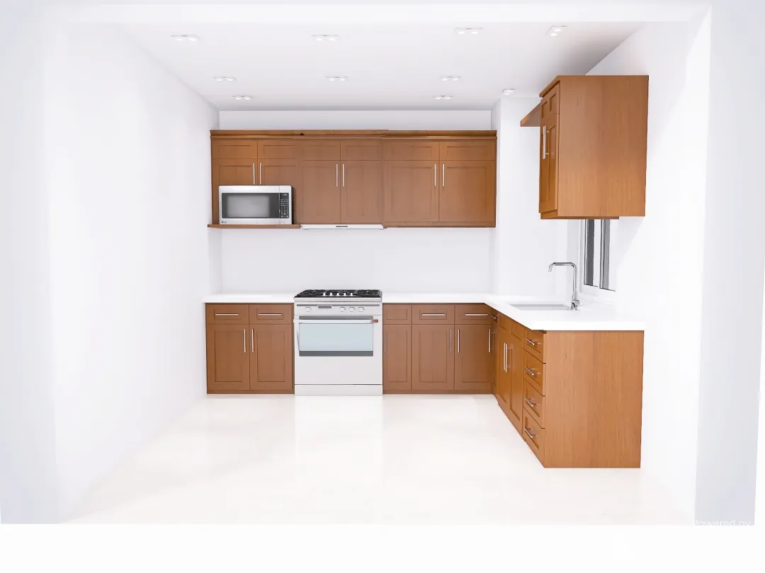 Rustic Small Kitchen Design 3d design renderings