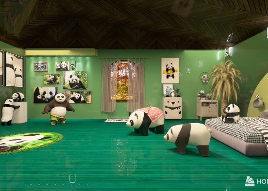 At Kung Fu Panda's House Design Rendering