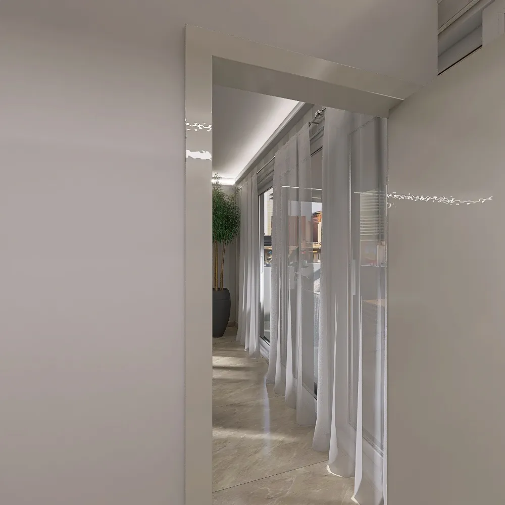 Appartamento Monza Tabarro 3d design renderings