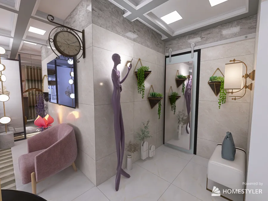 Modern apartment&natural motifs 3d design renderings